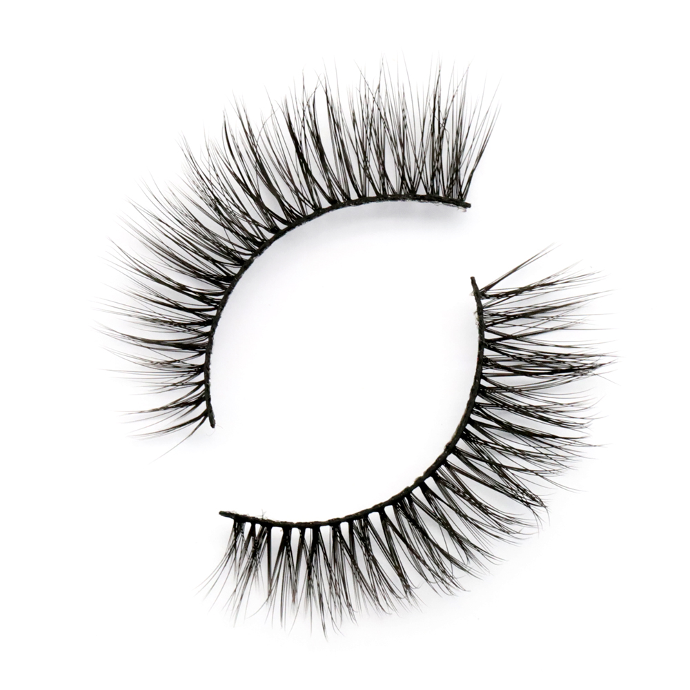 Newest synthetic fiber eyelashes with factory price  JH108 